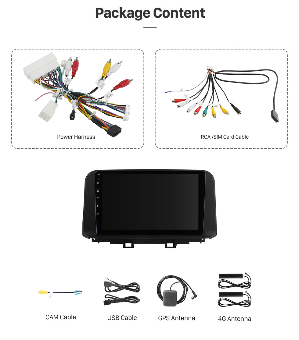 Seicane 9 pulgadas Android 11.0 para 2018 2019 Hyundai Tucson Radio de navegación GPS con Bluetooth HD Soporte de pantalla táctil TPMS DVR Carplay cámara DAB +