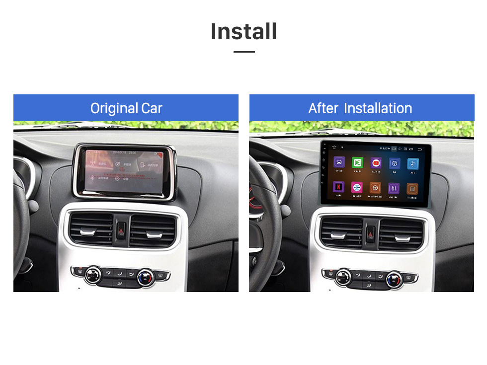 Seicane 9 pulgadas Android 11.0 para 2004-2012 BMW X3 Radio de navegación GPS con Bluetooth HD Soporte de pantalla táctil TPMS DVR Carplay cámara DAB +