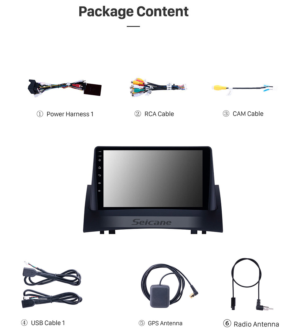 Seicane 9 pulgadas Android 11.0 para 2004 TOYOTA VIOS FJ Radio de navegación GPS con Bluetooth HD Soporte de pantalla táctil TPMS DVR Carplay cámara DAB + Seicane 9 pulgadas Android 11.0 para 2004 TOYOTA VIOS FJ Radio de navegación GPS con Bluetooth HD Soporte de pantalla táctil TPMS DVR Carplay cámara DAB +