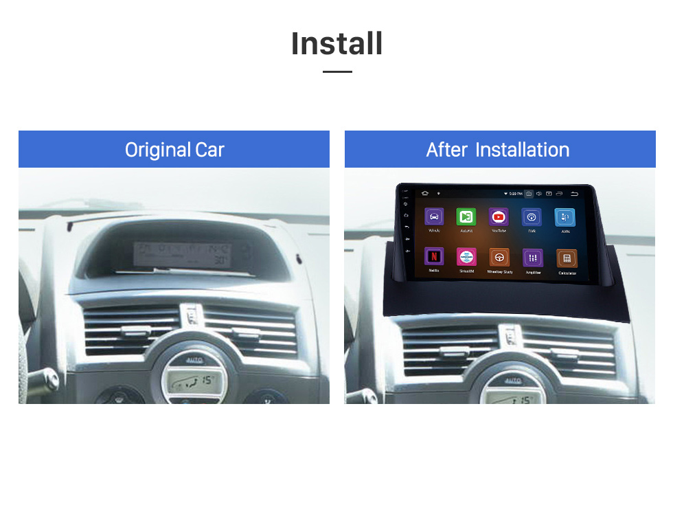 Seicane 9 pulgadas Android 11.0 para 2004 TOYOTA VIOS FJ Radio de navegación GPS con Bluetooth HD Soporte de pantalla táctil TPMS DVR Carplay cámara DAB + Seicane 9 pulgadas Android 11.0 para 2004 TOYOTA VIOS FJ Radio de navegación GPS con Bluetooth HD Soporte de pantalla táctil TPMS DVR Carplay cámara DAB +