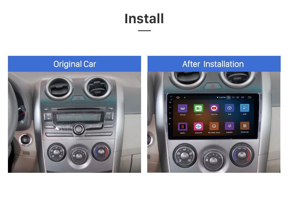 Seicane 9 inch Android 11.0 for 2010-2018 BYD G3 GPS Navigation Radio with Bluetooth HD Touchscreen support TPMS DVR Carplay camera DAB+ Seicane 9 inch Android 11.0 for 2010-2018 BYD G3 GPS Navigation Radio with Bluetooth HD Touchscreen support TPMS DVR Carplay camera DAB+