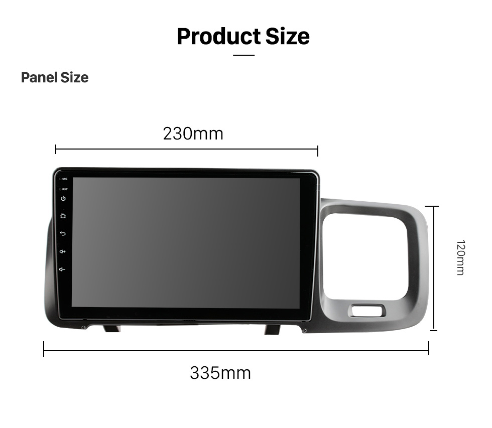 Seicane 9 pulgadas Android 13.0 para 2011-2015 Volvo S60 Radio de navegación GPS con Bluetooth HD Soporte de pantalla táctil TPMS DVR Carplay cámara DAB +