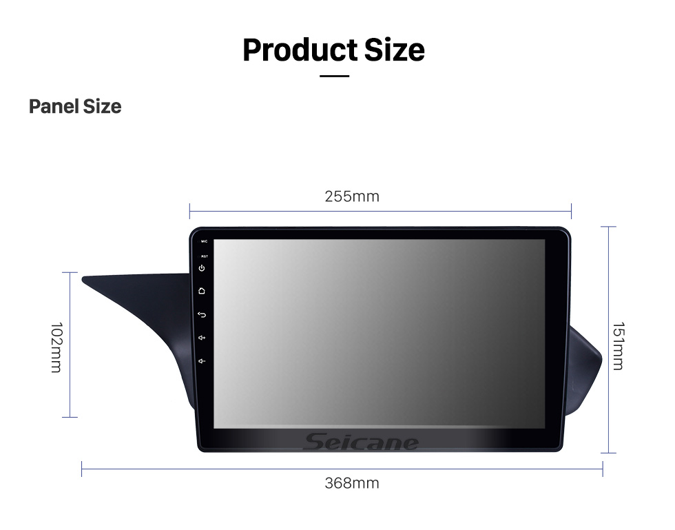 Seicane 9-дюймовый Android 11.0 для SsangYong Korando 2011–2013 гг. GPS-навигация Радио с Bluetooth HD Поддержка сенсорного экрана TPMS DVR Камера Carplay DAB+