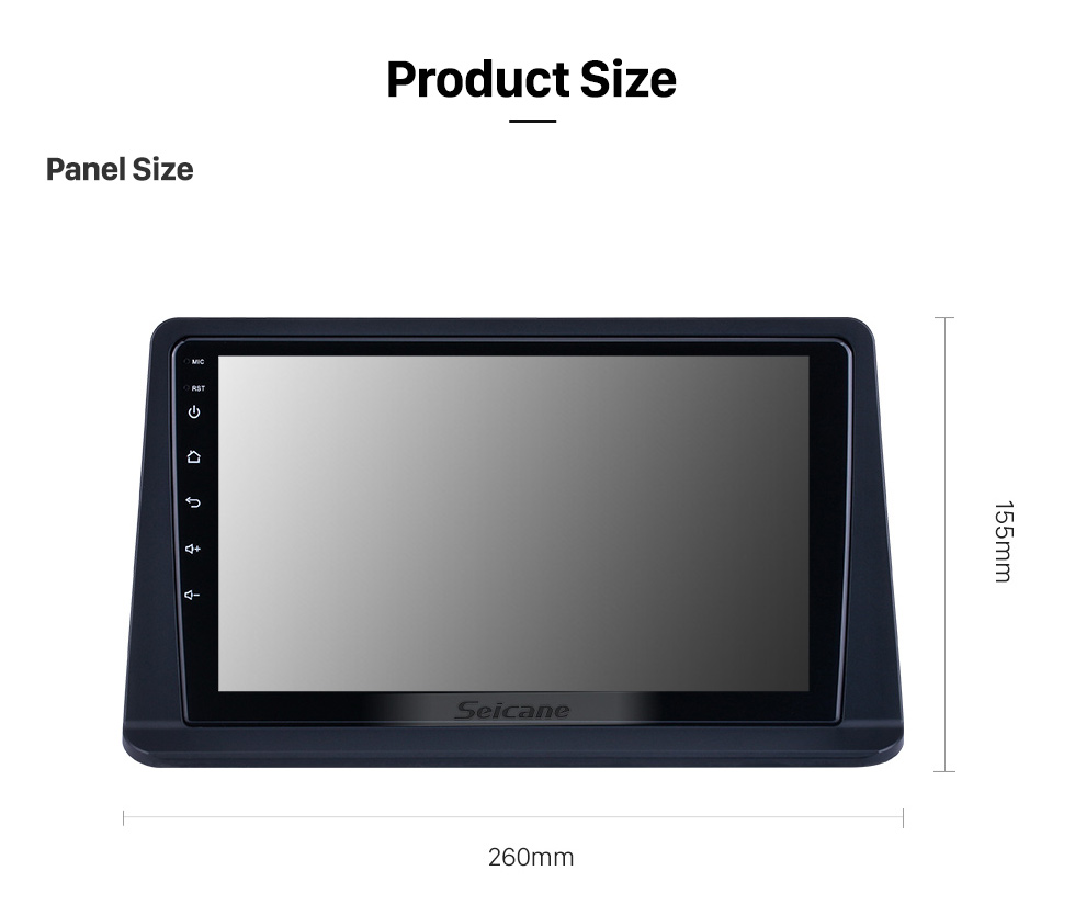 Seicane 9 Zoll Android 11.0 für 2002-2014 Mitsubishi Pajero Gen2 GPS Navigationsradio mit Bluetooth HD Touchscreen Unterstützung TPMS DVR Carplay Kamera DAB+