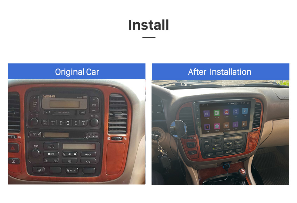 Seicane 10.1 pulgadas Android 11.0 para 2019 Nissan TEANA Radio de navegación GPS con Bluetooth HD Pantalla táctil compatible con TPMS DVR Carplay cámara DAB +