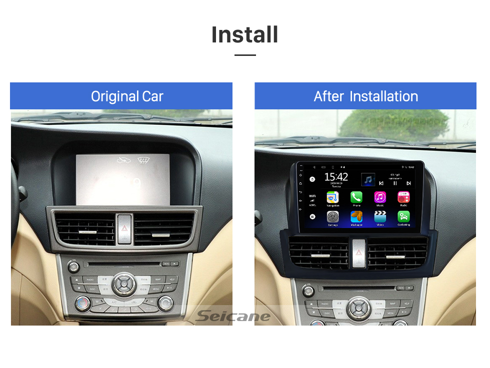 Seicane 9 inch HD Touchscreen Stereo for 2013 2014 2015 2016 SOUEAST V5 V6 Radio Replacement with GPS Navigation Bluetooth Carplay FM/AM Radio support Rear View Camera WIFI Seicane 9 inch HD Touchscreen Stereo for 2013 2014 2015 2016 SOUEAST V5 V6 Radio Replacement with GPS Navigation Bluetooth Carplay FM/AM Radio support Rear View Camera WIFI