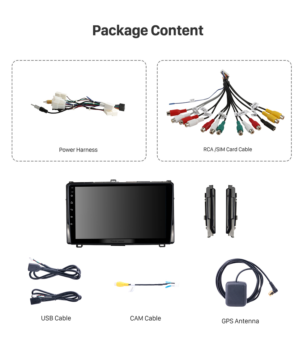 Seicane 9 pouces Android 13.0 pour 2004-2007 FORD MONDEO Système de navigation GPS stéréo avec prise en charge de l'écran tactile Bluetooth Caméra de recul Seicane 9 pouces Android 13.0 pour 2004-2007 FORD MONDEO Système de navigation GPS stéréo avec prise en charge de l'écran tactile Bluetooth Caméra de recul