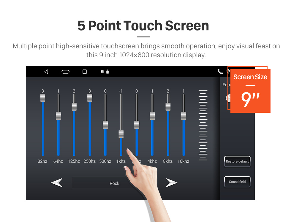 Seicane 9 Zoll Android 12.0 für 2014 2015 2016 2017 2018 BUICK ENCLAVE Stereo-GPS-Navigationssystem mit Bluetooth-Touchscreen-Unterstützung Rückfahrkamera