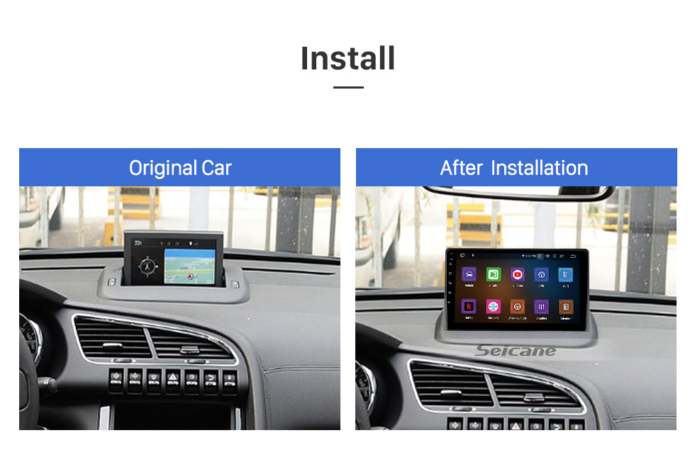 Seicane Carplay 9 inch HD Touchscreen Android 12.0 for 2013 2014 2015 2016+ PEUGEOT 3008 GPS Navigation Android Auto Head Unit Support DAB+ OBDII WiFi Steering Wheel Control Seicane Carplay 9 inch HD Touchscreen Android 12.0 for 2013 2014 2015 2016+ PEUGEOT 3008 GPS Navigation Android Auto Head Unit Support DAB+ OBDII WiFi Steering Wheel Control