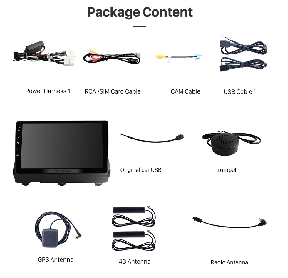 Seicane Écran tactile HD 9 pouces Android 12.0 pour 2019 SAIPA Pride Radio système de navigation GPS Bluetooth prise en charge de Carplay caméra de recul Seicane Écran tactile HD 9 pouces Android 12.0 pour 2019 SAIPA Pride Radio système de navigation GPS Bluetooth prise en charge de Carplay caméra de recul