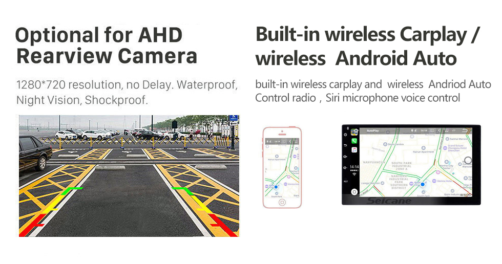 Seicane 10,1 Zoll Android 13.0 für 2018 Ford Explorer GPS-Navigationsradio mit Bluetooth HD Touchscreen-Unterstützung TPMS DVR Carplay-Kamera DAB+