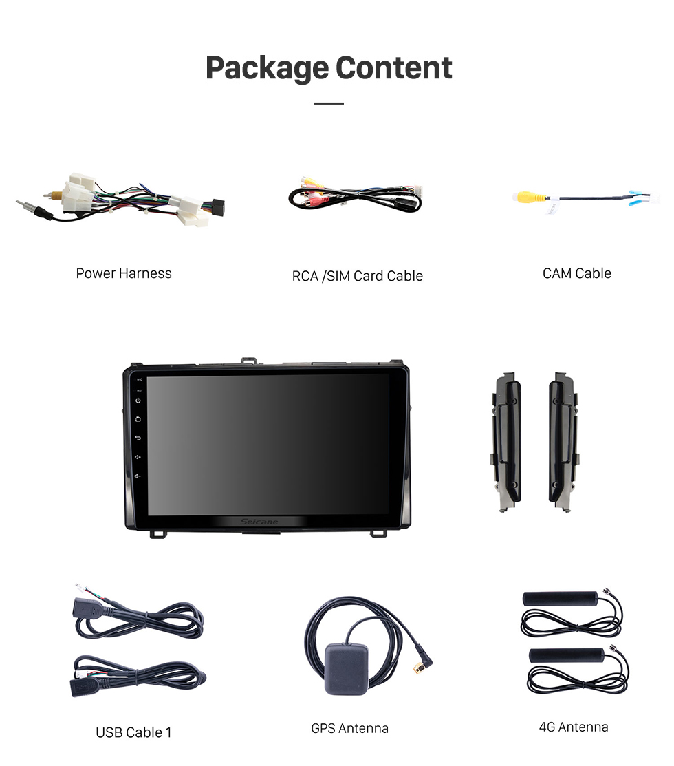 Seicane 9 Zoll Android 12.0 für 2017 TOYOTA COROLLA GPS Navigationsradio mit Bluetooth HD Touchscreen Unterstützung TPMS DVR Carplay Kamera DAB+ Seicane 9 Zoll Android 12.0 für 2017 TOYOTA COROLLA GPS Navigationsradio mit Bluetooth HD Touchscreen Unterstützung TPMS DVR Carplay Kamera DAB+