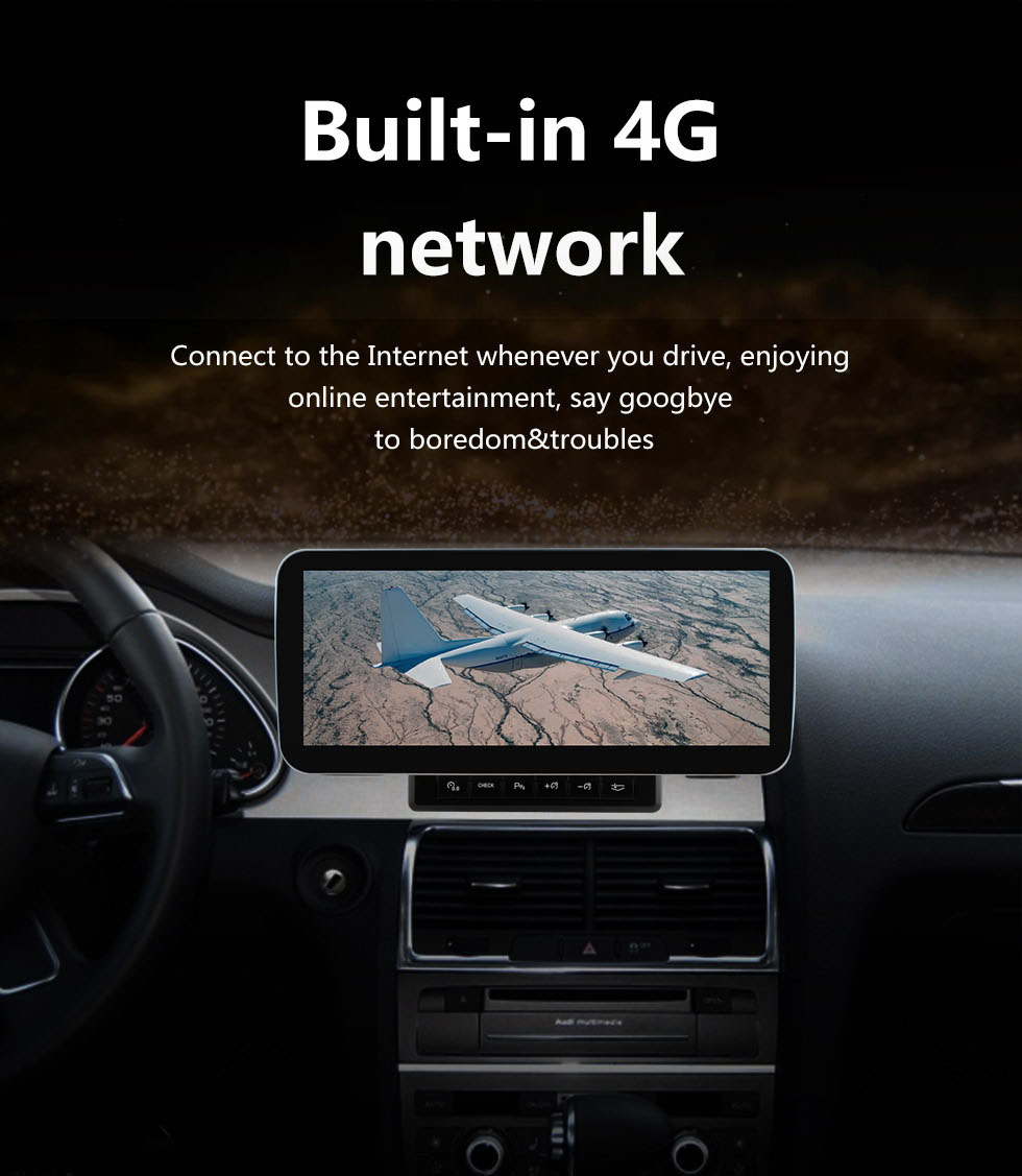 Seicane Android Auto HD Touchscreen 12,3 Zoll Android 11.0 Carplay GPS-Navigationsradio für 2005 2006 2007 2008–2015 AUDI Q7 mit Bluetooth AUX-Unterstützung, DVR-Lenkradsteuerung