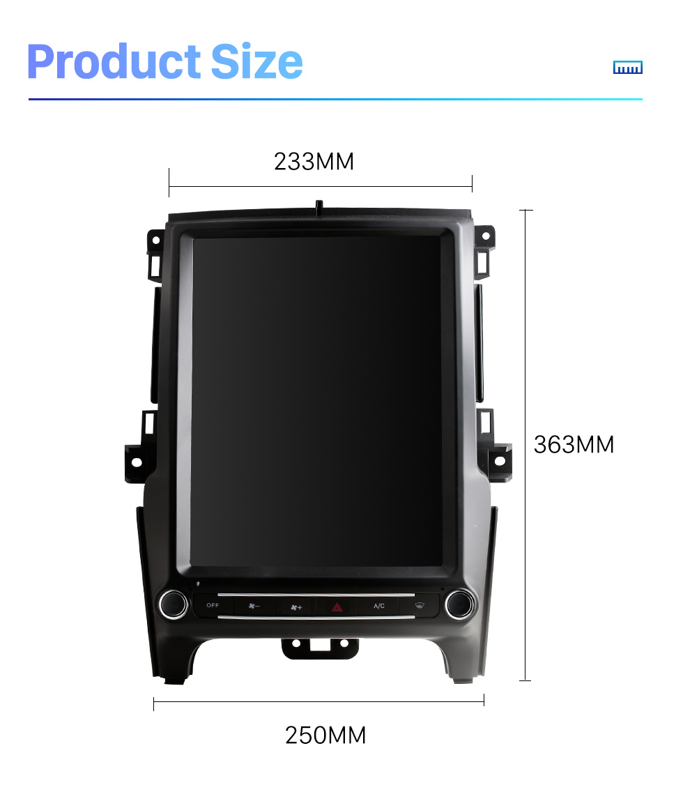 Seicane OEM 12,1 pouces Android 10.0 pour Ford Everest Ranger 2016-2021 Système de navigation radio GPS avec écran tactile HD Prise en charge Bluetooth Carplay OBD2 DVR TPMS