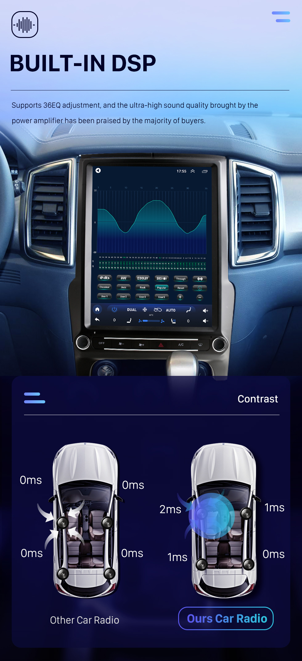 Seicane OEM 12,1-дюймовый Android 10.0 для Ford Everest Ranger 2016-2021 Радио GPS-навигационная система с сенсорным экраном HD Поддержка Bluetooth Carplay OBD2 DVR TPMS