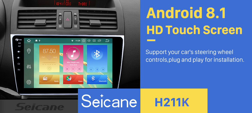 Seicane Android 8.1 2008-2015 Mazda 6 Rui Asa Rádio Sistema de Navegação GPS com HD 1024 * 600 Touchscreen Bluetooth LinkMirror TPMS OBD DVR Retrovisor Câmera TV USB 3G WIFI CPU Quad Core Seicane Android 8.1 2008-2015 Mazda 6 Rui Asa Rádio Sistema de Navegação GPS com HD 1024 * 600 Touchscreen Bluetooth LinkMirror TPMS OBD DVR Retrovisor Câmera TV USB 3G WIFI CPU Quad Core