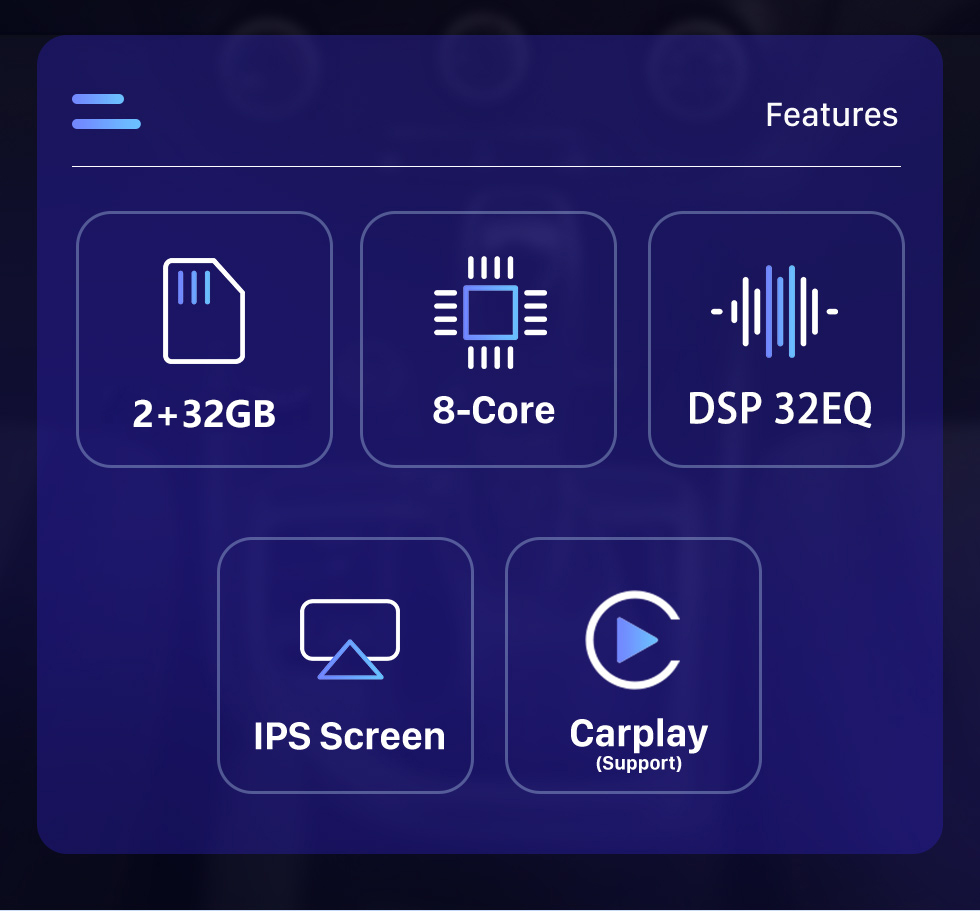 Seicane 10,4 pouces Android 10.0 Radio de navigation GPS pour 2002 2003 2004-2009 TOYOTA PRADO GX470 avec écran tactile HD Prise en charge Bluetooth Carplay DVR TPMS