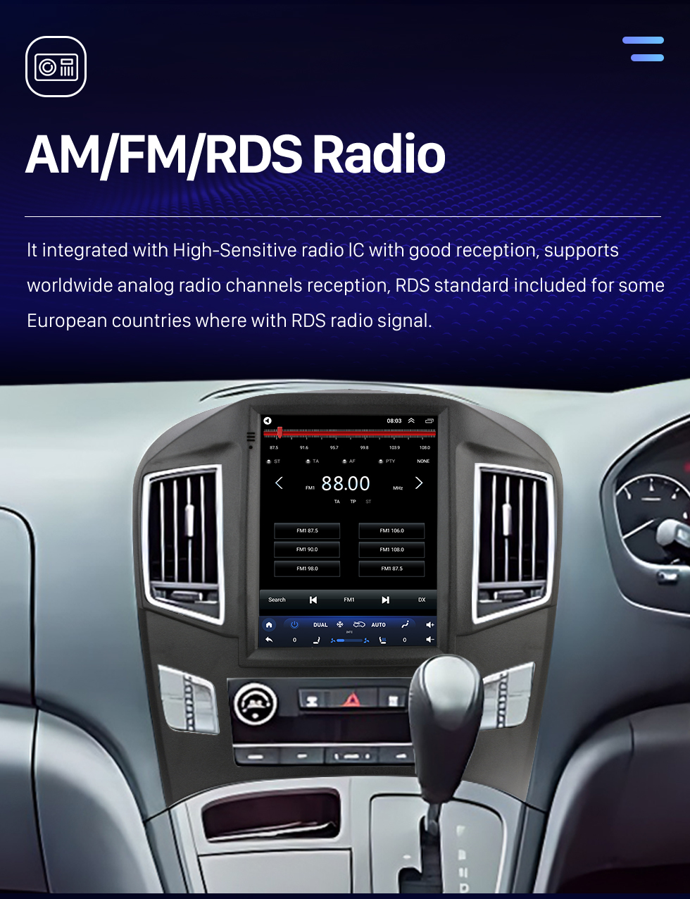 Seicane 12,1 Zoll Android 10.0 HD Touchscreen GPS-Navigationsradio für 2009 2010 2011 2012 Dodge Ram mit Bluetooth Carplay-Unterstützung TPMS AHD-Kamera Seicane 12,1 Zoll Android 10.0 HD Touchscreen GPS-Navigationsradio für 2009 2010 2011 2012 Dodge Ram mit Bluetooth Carplay-Unterstützung TPMS AHD-Kamera