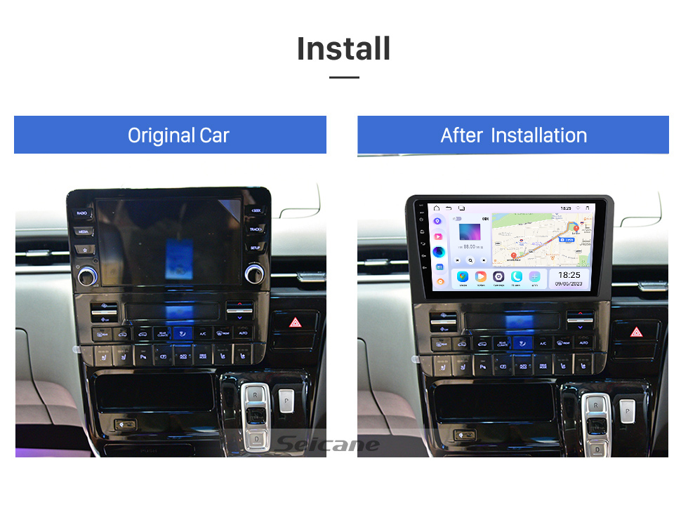Seicane 10,1 pouces Android 13.0 pour 2021 2022 HYUNDAI STARIA H1 Système de navigation GPS stéréo avec prise en charge de l'écran tactile Bluetooth Caméra de recul Seicane 10,1 pouces Android 13.0 pour 2021 2022 HYUNDAI STARIA H1 Système de navigation GPS stéréo avec prise en charge de l'écran tactile Bluetooth Caméra de recul
