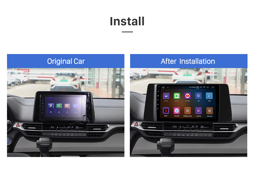 Seicane Carplay 10,1-дюймовый Android 12.0 для TOYOTA SIENNA 2021 г. GPS-навигация Android Auto Radio с поддержкой сенсорного экрана Bluetooth HD TPMS DVR DAB+