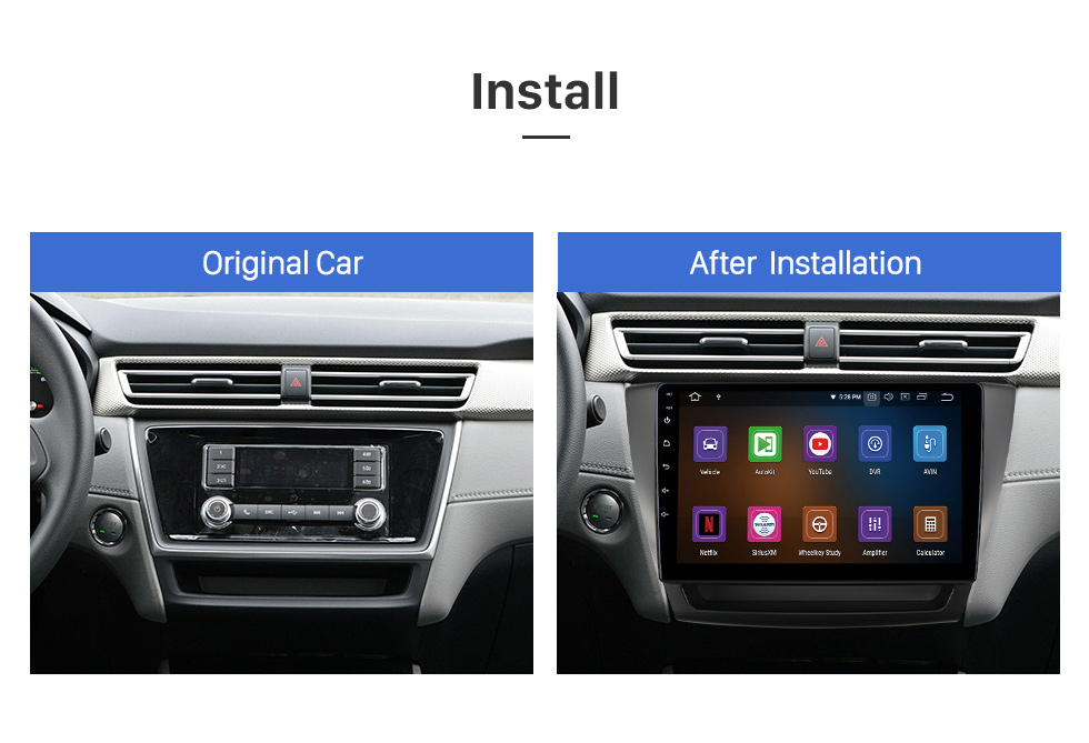 Seicane Carplay 10,1 Zoll HD Touchscreen Android 12.0 für 2020 MITSUBISHI OUTLANDER LHD GPS Navigation Android Auto Head Unit Unterstützung DAB+ OBDII WiFi Lenkradsteuerung