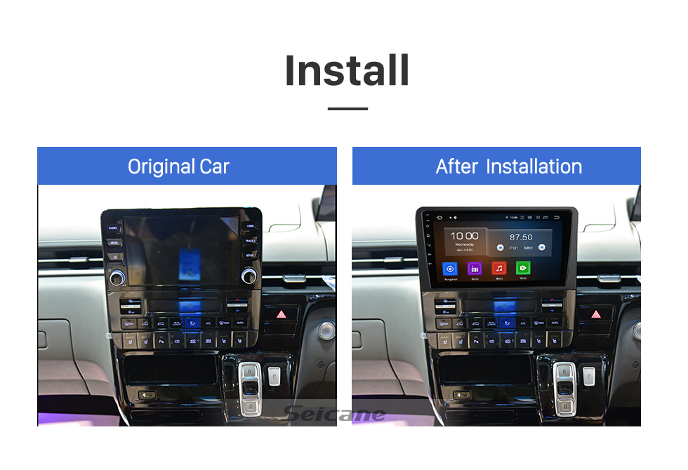 Seicane Écran tactile HD 10,1 pouces Android 13.0 pour 2021 2022 HYUNDAI STARIA H1 Radio Système de navigation GPS Prise en charge Bluetooth Carplay Caméra de recul Seicane Écran tactile HD 10,1 pouces Android 13.0 pour 2021 2022 HYUNDAI STARIA H1 Radio Système de navigation GPS Prise en charge Bluetooth Carplay Caméra de recul