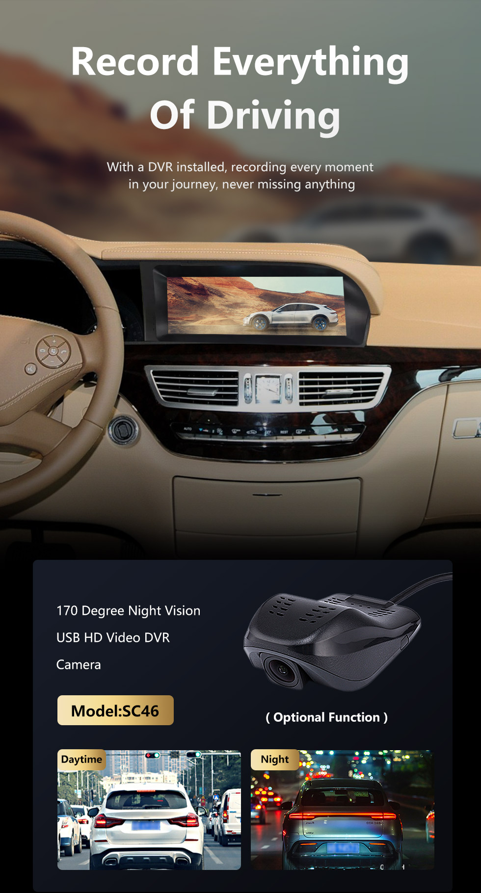 Seicane Carplay HD Écran tactile 10,25 pouces Android 11.0 Radio de navigation GPS pour 2006-2013 Mercedes Classe S W221 S250 S300 S350 S400 S500 S600 avec Bluetooth Android auto