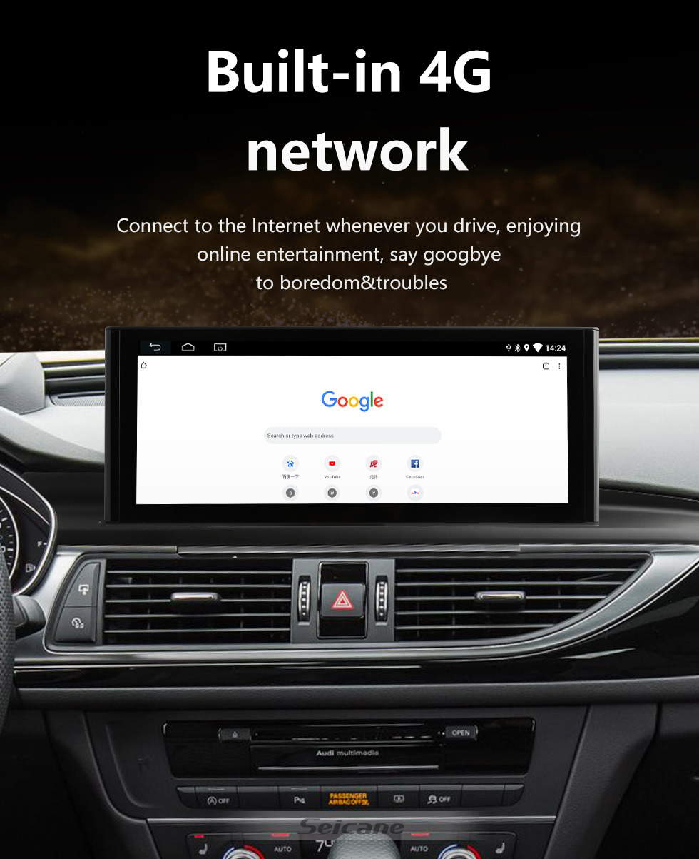 Seicane 12.3 inch Android 11.0 for 2005-2017 2018 2019 Audi A6 A7 car stereo Bluetooth HD Touchscreen Carplay GPS Navigation System Seicane 12.3 inch Android 11.0 for 2005-2017 2018 2019 Audi A6 A7 car stereo Bluetooth HD Touchscreen Carplay GPS Navigation System