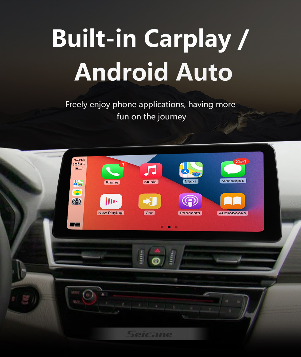 Seicane OEM 12,3 Zoll Android 11.0 für 2013–2016 2017–2019 BMW 2er F22/F45 MPV NBT Radio Bluetooth HD Touchscreen GPS Navigationssystem unterstützt Carplay DAB+