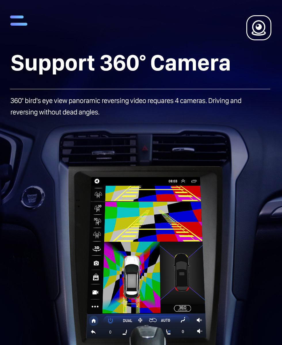 Seicane 12,1 Zoll Android 10.0 HD Touchscreen GPS-Navigationsradio für 2013-2018 Ford Mondeo Fusion MK5 mit Bluetooth Carplay-Unterstützung TPMS AHD-Kamera Seicane 12,1 Zoll Android 10.0 HD Touchscreen GPS-Navigationsradio für 2013-2018 Ford Mondeo Fusion MK5 mit Bluetooth Carplay-Unterstützung TPMS AHD-Kamera