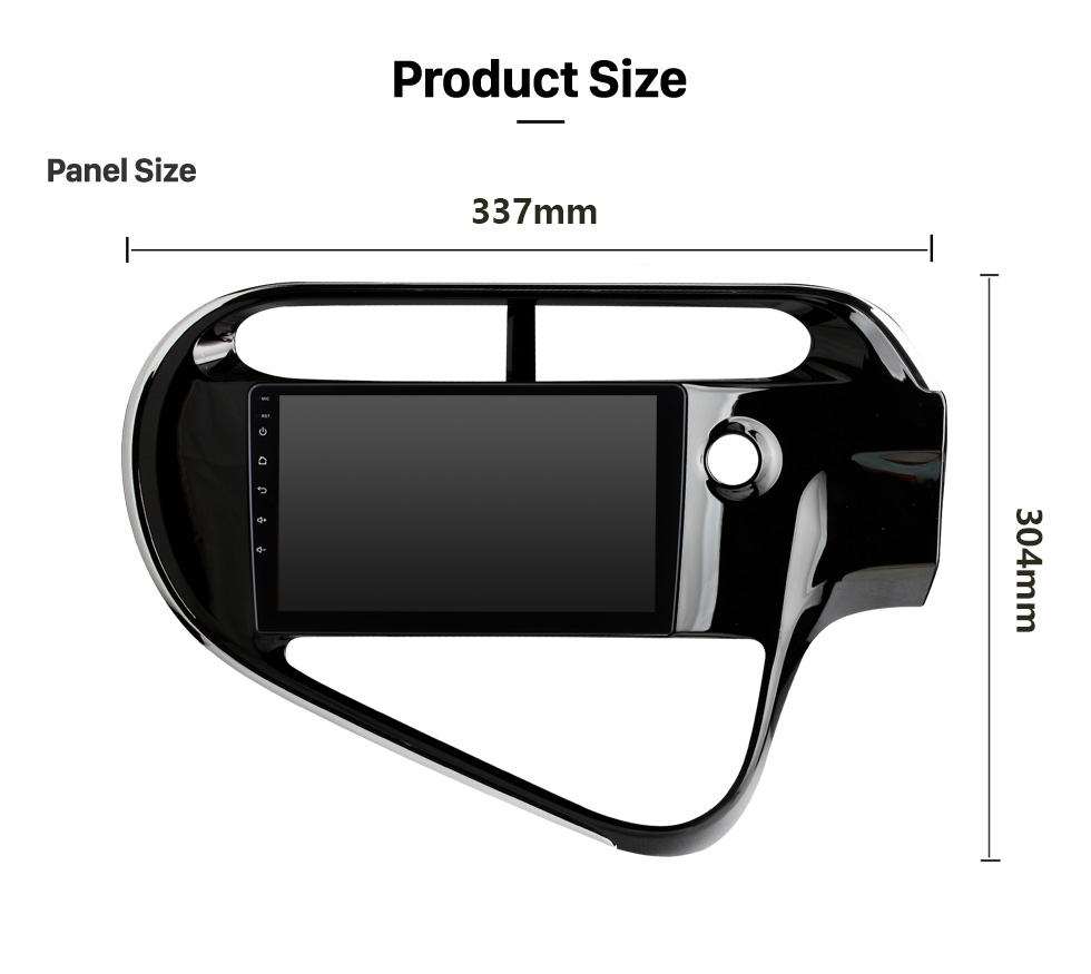Seicane 9 inch Android 13.0 for 2018 TOYOTA PRIUS C Stereo GPS navigation system with Bluetooth TouchScreen support Rearview Camera Seicane 9 inch Android 13.0 for 2018 TOYOTA PRIUS C Stereo GPS navigation system with Bluetooth TouchScreen support Rearview Camera