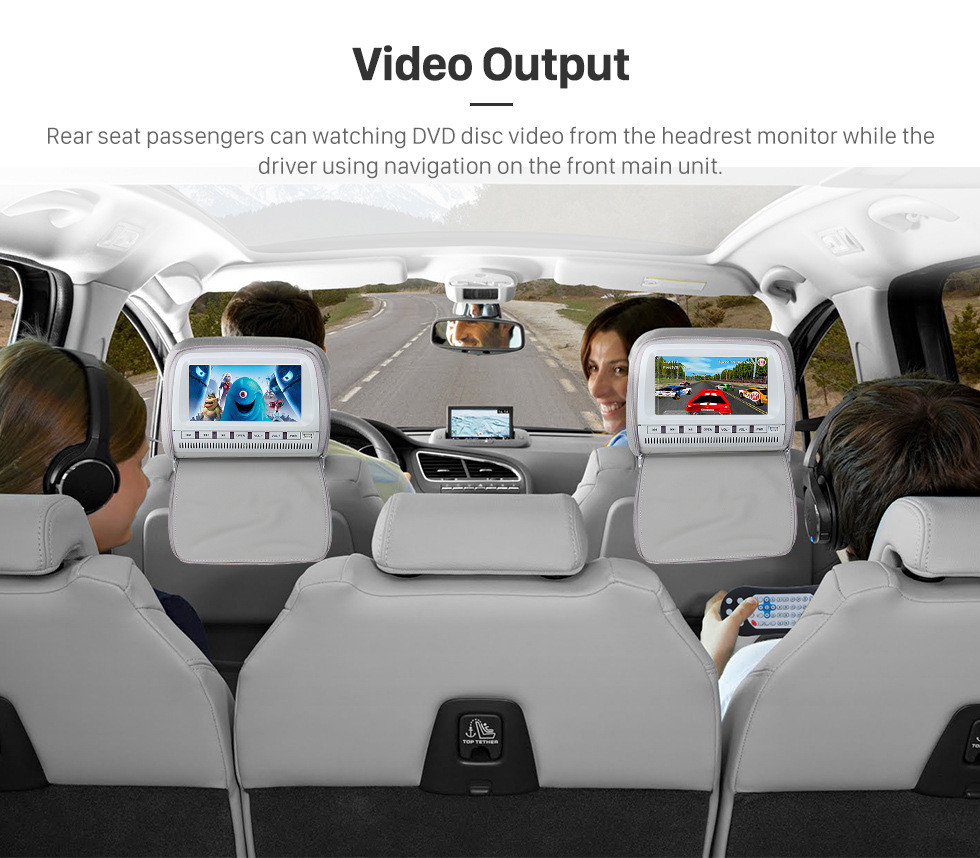 Seicane Android 8.1 Universal Radio Multimedia Player GPS Navigation 7 inch HD touch screen Bluetooth USB Carplay Steering Wheel Control