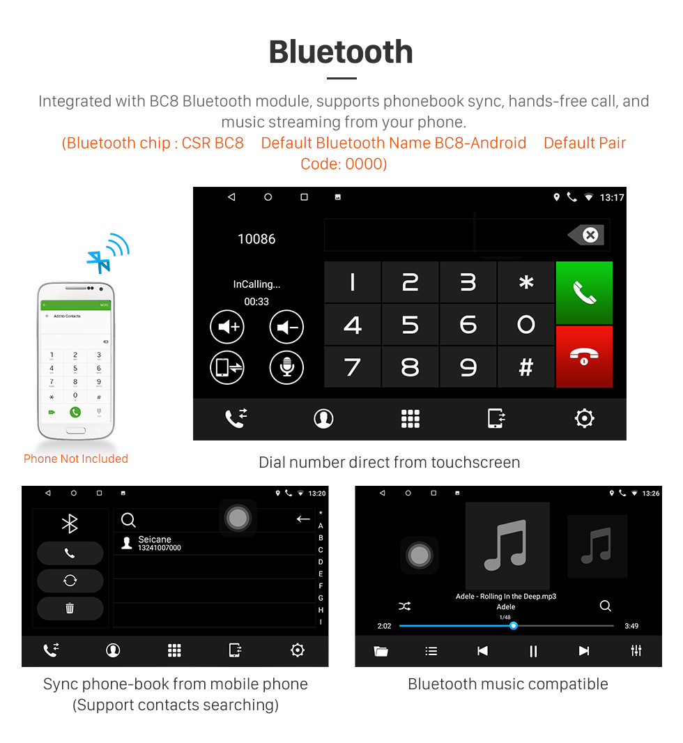 Seicane Androide 8.1 GPS-Radio 10,1-Zoll-HD-Bildschirmeinheit mit Touchscreen für 2010 2011 2012 2013 Mitsubishi ASX Peugeot 4008 Bluetooth-Musik-WIFI unterstützen Rearview-Kamera-Lenkradsteuerung Seicane Androide 8.1 GPS-Radio 10,1-Zoll-HD-Bildschirmeinheit mit Touchscreen für 2010 2011 2012 2013 Mitsubishi ASX Peugeot 4008 Bluetooth-Musik-WIFI unterstützen Rearview-Kamera-Lenkradsteuerung