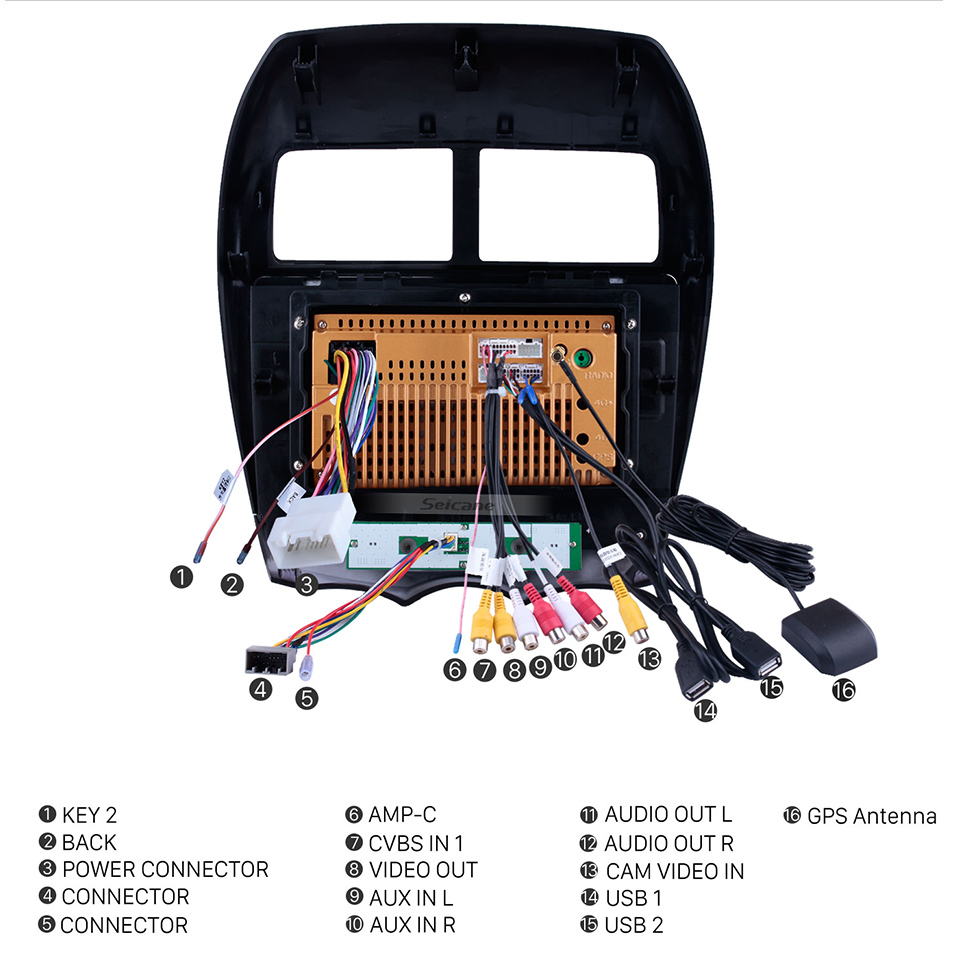 Seicane Androide 8.1 GPS-Radio 10,1-Zoll-HD-Bildschirmeinheit mit Touchscreen für 2010 2011 2012 2013 Mitsubishi ASX Peugeot 4008 Bluetooth-Musik-WIFI unterstützen Rearview-Kamera-Lenkradsteuerung Seicane Androide 8.1 GPS-Radio 10,1-Zoll-HD-Bildschirmeinheit mit Touchscreen für 2010 2011 2012 2013 Mitsubishi ASX Peugeot 4008 Bluetooth-Musik-WIFI unterstützen Rearview-Kamera-Lenkradsteuerung