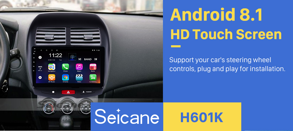 Seicane Androide 8.1 GPS-Radio 10,1-Zoll-HD-Bildschirmeinheit mit Touchscreen für 2010 2011 2012 2013 Mitsubishi ASX Peugeot 4008 Bluetooth-Musik-WIFI unterstützen Rearview-Kamera-Lenkradsteuerung Seicane Androide 8.1 GPS-Radio 10,1-Zoll-HD-Bildschirmeinheit mit Touchscreen für 2010 2011 2012 2013 Mitsubishi ASX Peugeot 4008 Bluetooth-Musik-WIFI unterstützen Rearview-Kamera-Lenkradsteuerung