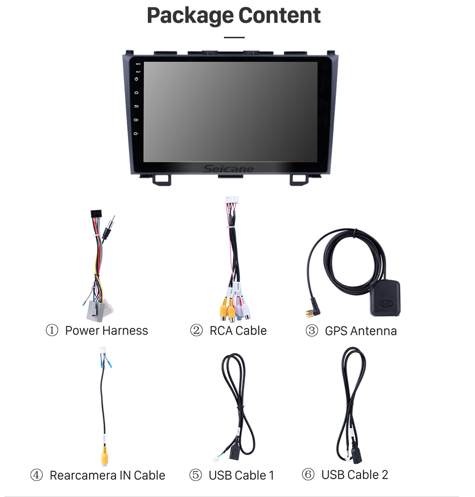 Seicane 9 Inch HD Touchscreen Radio Android 8.1 Head Unit For 2006-2011 Honda CRV Car Stereo GPS Navigation System Bluetooth Phone WIFI Support 1080P Video OBDII Steering Wheel Control USB Seicane 9 Inch HD Touchscreen Radio Android 8.1 Head Unit For 2006-2011 Honda CRV Car Stereo GPS Navigation System Bluetooth Phone WIFI Support 1080P Video OBDII Steering Wheel Control USB
