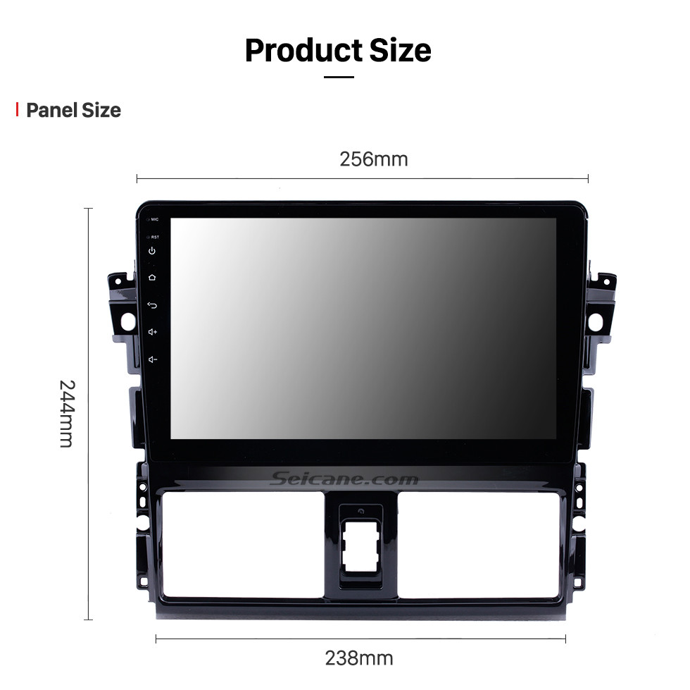 Seicane 2013 2014 2015 2016 Toyota Vios 10.1 inch HD 1024*600 Touchscreen Android 8.1 Radio GPS Navigation system with Bluetooth WIFI 1080P Video DVR Mirror Link Seicane 2013 2014 2015 2016 Toyota Vios 10.1 inch HD 1024*600 Touchscreen Android 8.1 Radio GPS Navigation system with Bluetooth WIFI 1080P Video DVR Mirror Link