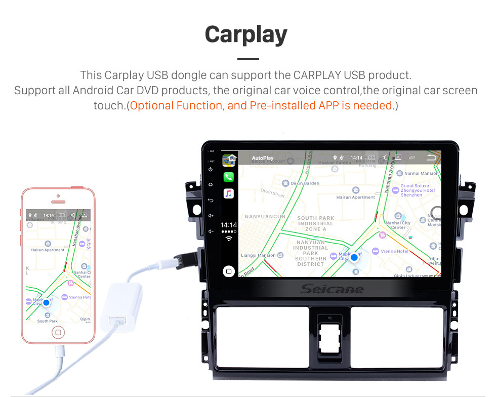 Seicane 2013 2014 2015 2016 Toyota Vios 10.1 inch HD 1024*600 Touchscreen Android 8.1 Radio GPS Navigation system with Bluetooth WIFI 1080P Video DVR Mirror Link Seicane 2013 2014 2015 2016 Toyota Vios 10.1 inch HD 1024*600 Touchscreen Android 8.1 Radio GPS Navigation system with Bluetooth WIFI 1080P Video DVR Mirror Link