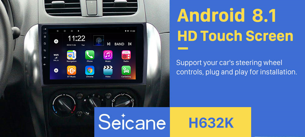 Seicane HD Touchscreen 9 inch Android 8.1 GPS Navigation Radio for 2006-2012 Suzuki Tianyu with Bluetooth USB WIFI AUX support DVR Carplay SWC 3G Backup camera Seicane HD Touchscreen 9 inch Android 8.1 GPS Navigation Radio for 2006-2012 Suzuki Tianyu with Bluetooth USB WIFI AUX support DVR Carplay SWC 3G Backup camera