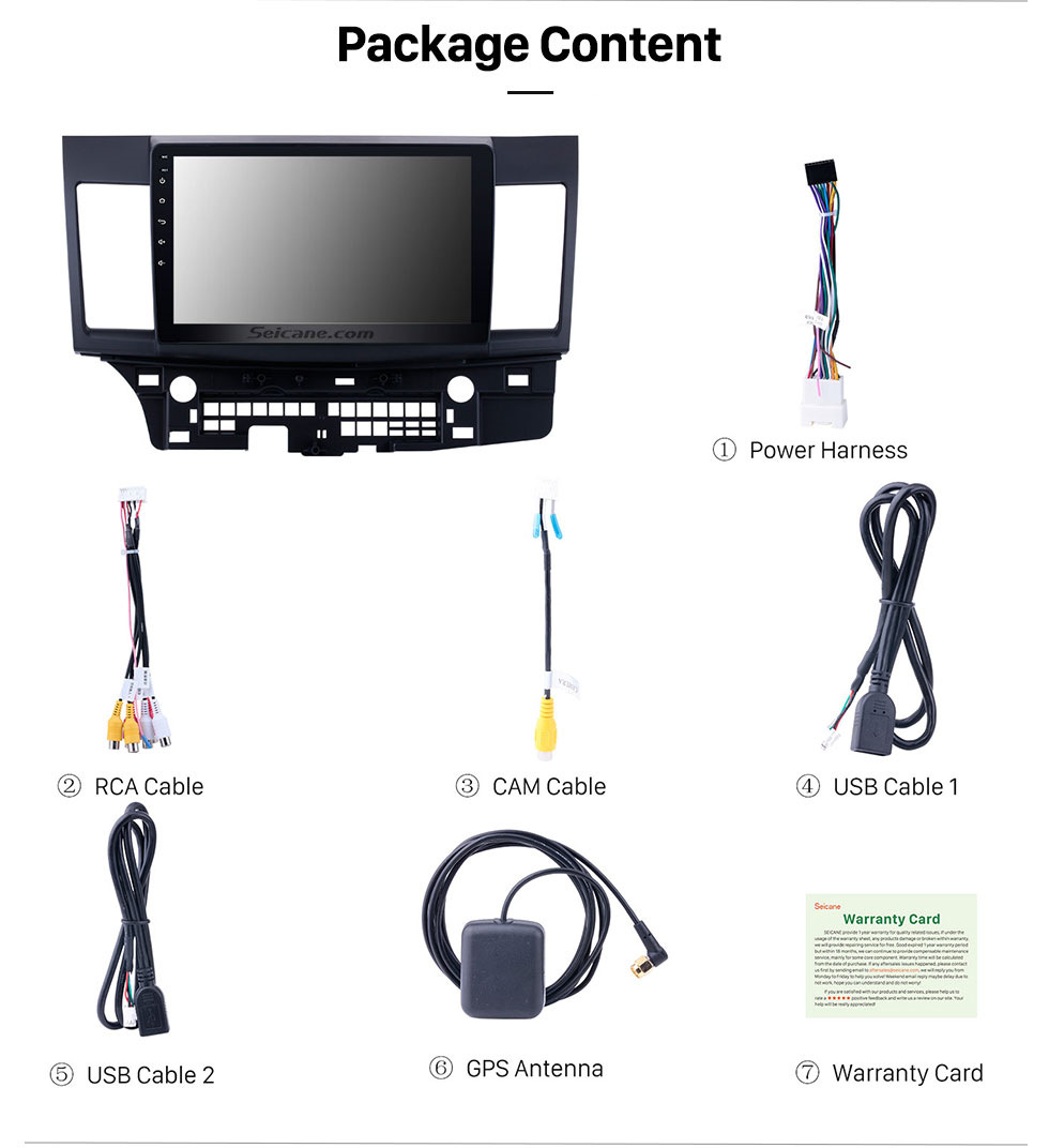 Seicane Android 8.1 2008-2015 Mitsubishi Lancer-ex 10.1 polegadas HD Touchscreen Rádio de navegação GPS com FM Bluetooth WIFI USB 1080P Video Ligação de espelho OBD2 Câmera de visão traseira Seicane Android 8.1 2008-2015 Mitsubishi Lancer-ex 10.1 polegadas HD Touchscreen Rádio de navegação GPS com FM Bluetooth WIFI USB 1080P Video Ligação de espelho OBD2 Câmera de visão traseira