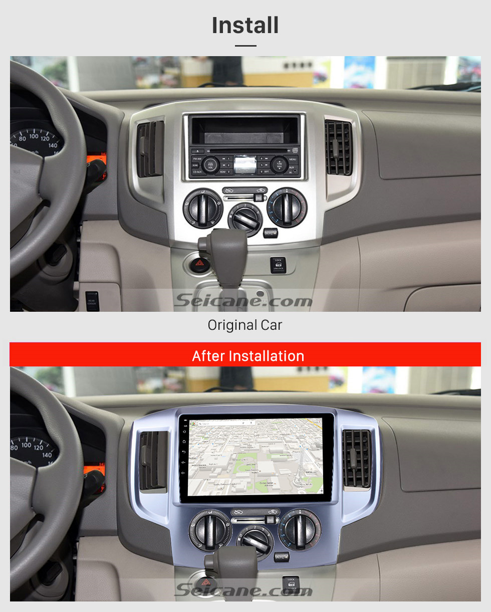 Seicane 9 Inch Android 8.1 HD 1024*600 Touchscreen Radio For 2009-2016 NISSAN NV200 GPS Navigation Car Stereo Bluetooth Support Mirror Link OBD2 AUX 3G WiFi DVR 1080P Video Steering Wheel Control Seicane 9 Inch Android 8.1 HD 1024*600 Touchscreen Radio For 2009-2016 NISSAN NV200 GPS Navigation Car Stereo Bluetooth Support Mirror Link OBD2 AUX 3G WiFi DVR 1080P Video Steering Wheel Control