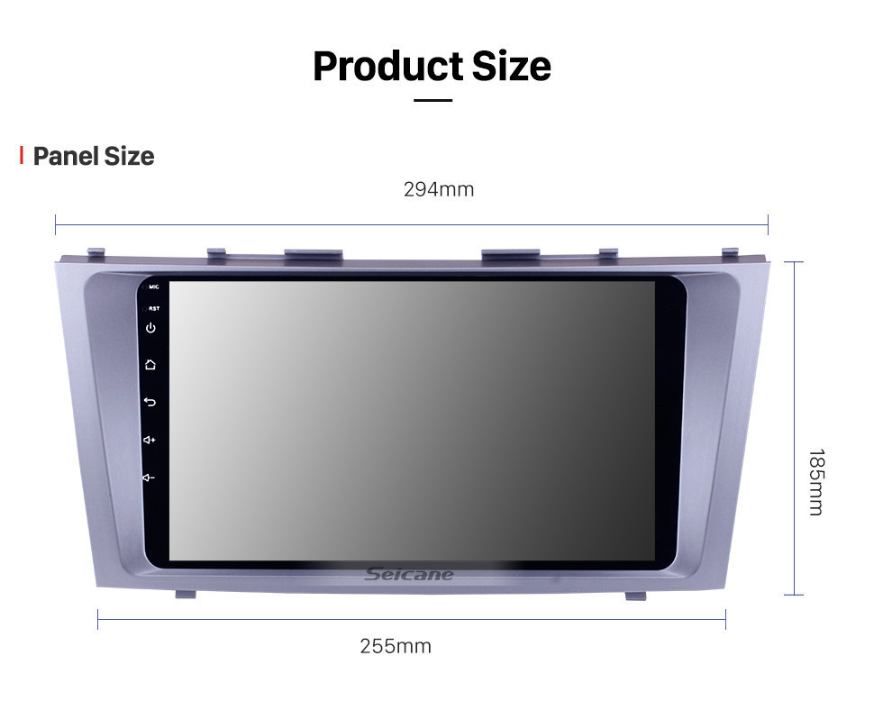 Seicane 9 inch 1024*600 touchscreen 2007 2008 2009 2010 2011 TOYOTA CAMRY Radio Replacement with Android 8.1 Aftermarket GPS Car Stereo with Bluetooth Music WiFi 3G Mirror Link OBD2 DVR HD 1080P Video USB SD Seicane 9 inch 1024*600 touchscreen 2007 2008 2009 2010 2011 TOYOTA CAMRY Radio Replacement with Android 8.1 Aftermarket GPS Car Stereo with Bluetooth Music WiFi 3G Mirror Link OBD2 DVR HD 1080P Video USB SD