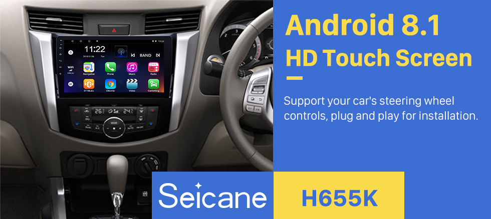 Seicane 10.1 pouces 1024 * 600 Android 8.1 2011-2016 Nissan NAVARA Frontier NP300 Bluetooth Navigation GPS Stéréo tête avec 1080P écran tactile Vidéo DAB + Tuner radio Contrôle du volant USB Musique Seicane 10.1 pouces 1024 * 600 Android 8.1 2011-2016 Nissan NAVARA Frontier NP300 Bluetooth Navigation GPS Stéréo tête avec 1080P écran tactile Vidéo DAB + Tuner radio Contrôle du volant USB Musique
