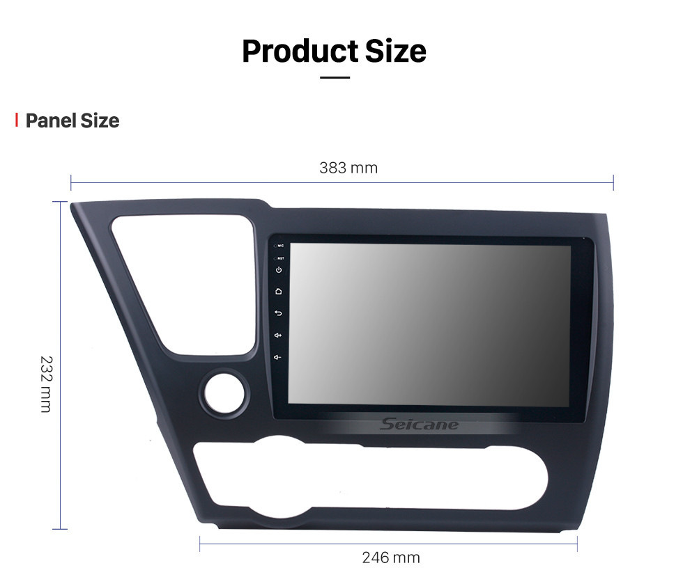 Seicane 9 inch 2014 2015 2016 2017 HONDA CIVIC Android 8.1 HD Touchscreen Radio GPS Navigation head unit with Bluetooth WIFI Rearview camera AUX 1080P OBDII DVR Mirror Link Seicane 9 inch 2014 2015 2016 2017 HONDA CIVIC Android 8.1 HD Touchscreen Radio GPS Navigation head unit with Bluetooth WIFI Rearview camera AUX 1080P OBDII DVR Mirror Link