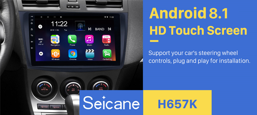 Seicane 9 inch Touch Screen Android 8.1 Car Radio for 2009 2010 2011 2012 MAZDA 3 with GPS Sat Nav Bluetooth WIFI USB OBD2 Rearview Camera Mirror Link 1080P Seicane 9 inch Touch Screen Android 8.1 Car Radio for 2009 2010 2011 2012 MAZDA 3 with GPS Sat Nav Bluetooth WIFI USB OBD2 Rearview Camera Mirror Link 1080P