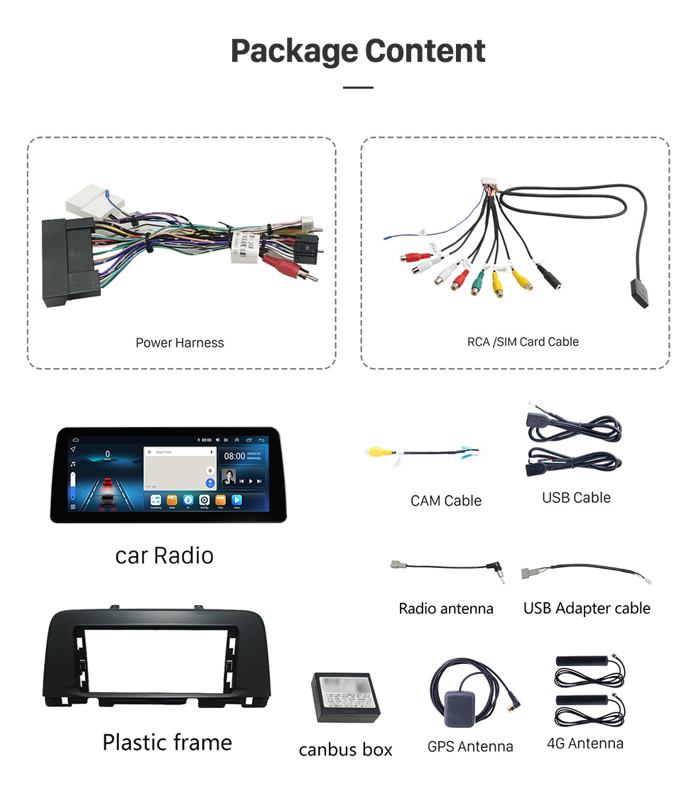 Seicane Tela sensível ao toque HD de 12,3 polegadas Android 12.0 para 2016 2017 2018-2019 KIA K5 Sistema de navegação GPS DVD player para carro com reparo de rádio automotivo Wi-Fi Suporte para navegação pós-venda HD TV digital
