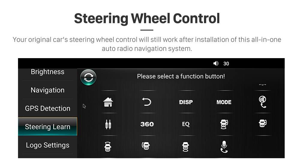 Seicane 12,3 Zoll Android 12.0 für 2008 2009–2013 Honda Accord 8 2011 2012 Honda Crosstour Stereo-GPS-Navigationssystem mit Bluetooth-Touchscreen-Unterstützung Rückfahrkamera