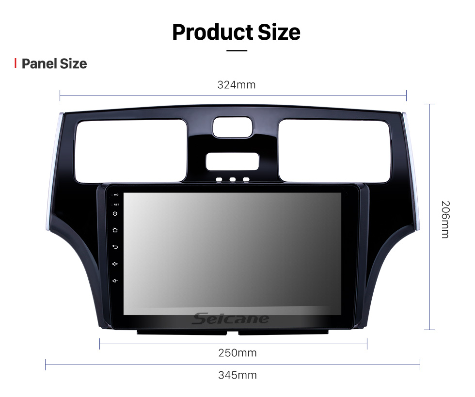 Seicane 2001-2005 Lexus ES300 9 pulgadas Android 8.1 Navegación GPS Reproductor multimedia con 1024 * 600 Pantalla táctil 3G WiFi AM Radio FM Música Bluetooth Enlace USB Espejo Soporte del control del volante DVR OBD2 Cámara de respaldo Seicane 2001-2005 Lexus ES300 9 pulgadas Android 8.1 Navegación GPS Reproductor multimedia con 1024 * 600 Pantalla táctil 3G WiFi AM Radio FM Música Bluetooth Enlace USB Espejo Soporte del control del volante DVR OBD2 Cámara de respaldo