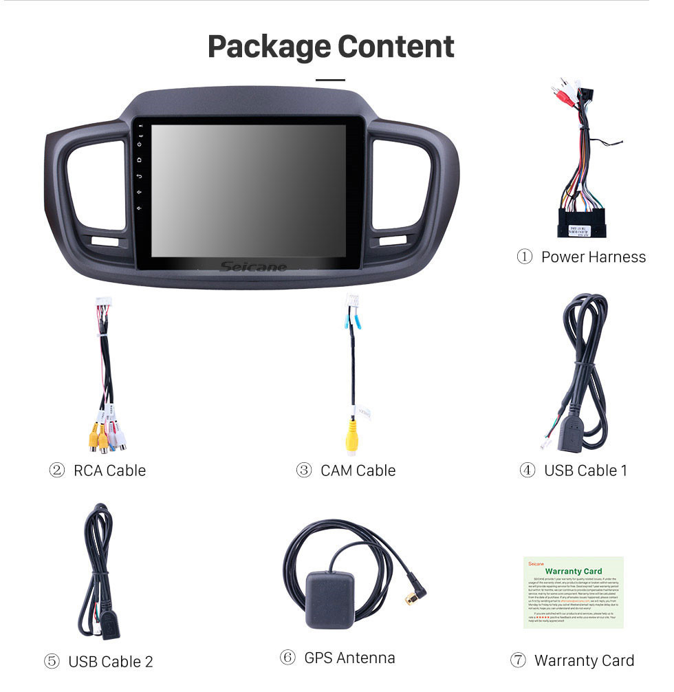 Seicane 10.1 inch Android 8.1 1024*600 Touch Screen Radio Car Multimedia Player For 2015 2016 KIA SORENTO GPS Navigation upgrade Head unit with 3G WiFi Radio Bluetooth Music USB Mirror Link support DVR OBD2 Backup Camera Steering Wheel Control TPMS Seicane 10.1 inch Android 8.1 1024*600 Touch Screen Radio Car Multimedia Player For 2015 2016 KIA SORENTO GPS Navigation upgrade Head unit with 3G WiFi Radio Bluetooth Music USB Mirror Link support DVR OBD2 Backup Camera Steering Wheel Control TPMS