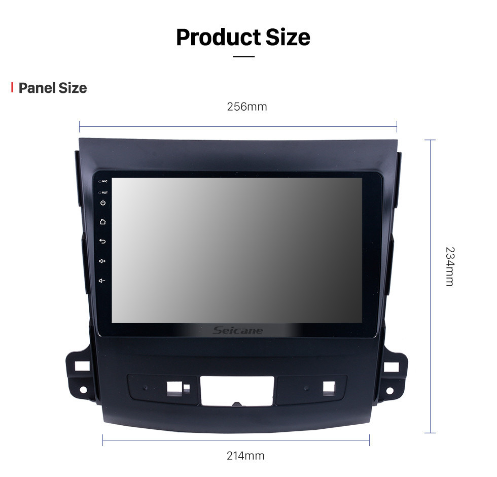 Seicane 2006-2014 MITSUBISHI Outlander 9 inch Touch Screen Android 8.1 Radio Bluetooth GPS Navigation system with WIFI support OBD2 DVR Backup camera TV USB Mirror link Seicane 2006-2014 MITSUBISHI Outlander 9 inch Touch Screen Android 8.1 Radio Bluetooth GPS Navigation system with WIFI support OBD2 DVR Backup camera TV USB Mirror link